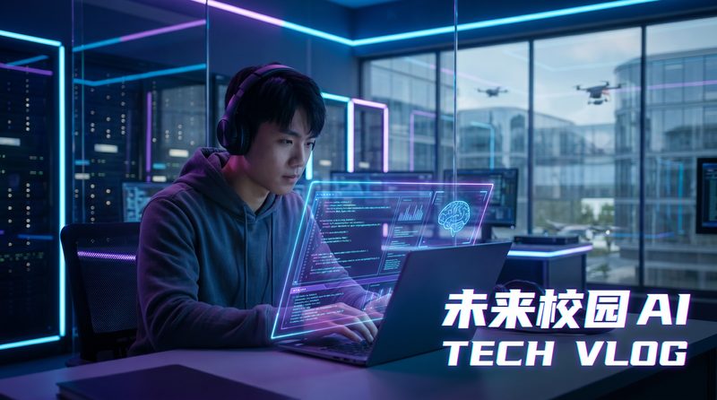 大象传媒·未来校园AI科技视频